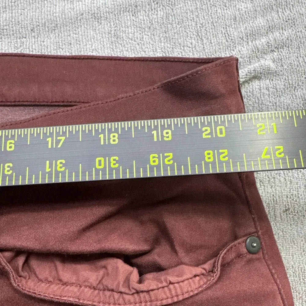 Paige Jeans Mens 40x32 Rustic Wine Red‎ Federal Classic America Denim - Picture 3 of 9